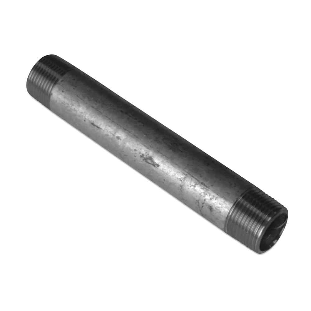 Conexão de rosca Niple galvanizado 1/4" AG x 1/4" AG 150 mm-0