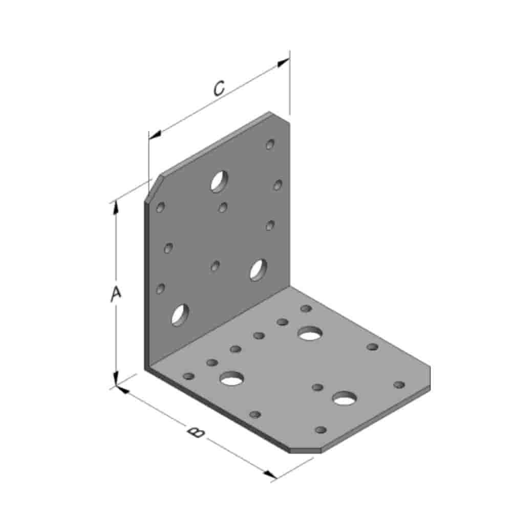 Conector angular 103 x 103 x 90 x 3 mm sem nervura-0