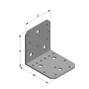 Conector angular 103 x 103 x 90 x 3 mm sem nervura-0