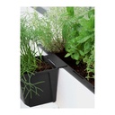 Vaso de Plantas EASY para Paletes Europeus, aprox. 10cm antracite-1