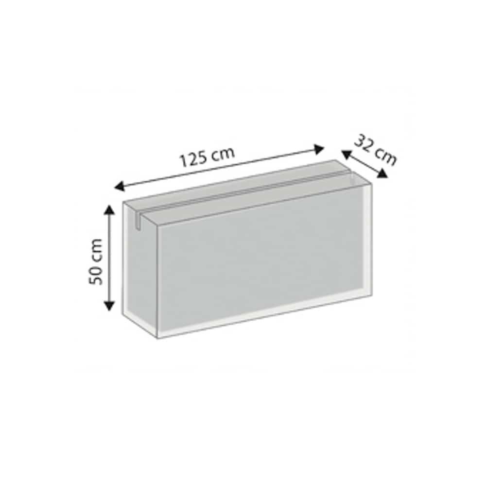 Capa de Proteção Deluxe para Almofada de Assento, aprox. 125x32x50-0