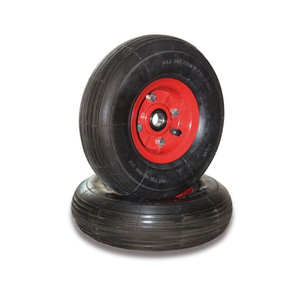 Carrinho de Alumínio Empilhável 200 kg com Pá Dobrável e Patins Deslizantes Pneus de Ar 550 x 640 x 1300 mm-1