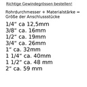 Conexão de anel de aperto Eurokonus c/ porca 14 x 2 - 3/4"-1