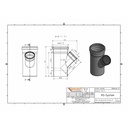 KGEA Ramificação DN/OD 250/160 45 Graus-2