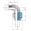 Conexão de Tubo PP PE 90° Cotovelo 32 x 3/4" AG-0