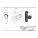 HTsafeEA Ramificação DN/OD 32/32 67 Graus-1