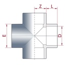 PVC - U Cruz Conector 20 mm PN16-0