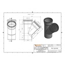 KGEA Ramificação DN/OD 110/110 45 Graus-1