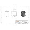 KGMM Doppelmuffe com nervura DN/OD 110-1