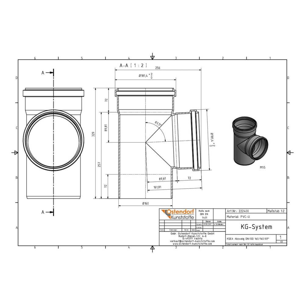 KGEA Abzweig DN/OD 160/160 87 Graus-1