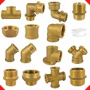 Threaded Fitting Brass T-Piece 1" Female Thread-1