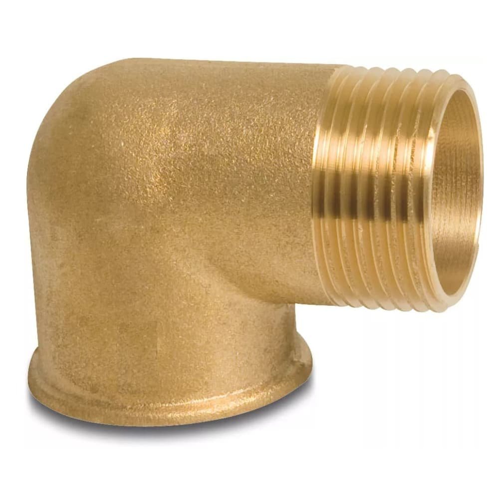 Threaded Fitting Brass Elbow 90° 1 1/4" F x 1 1/4" M