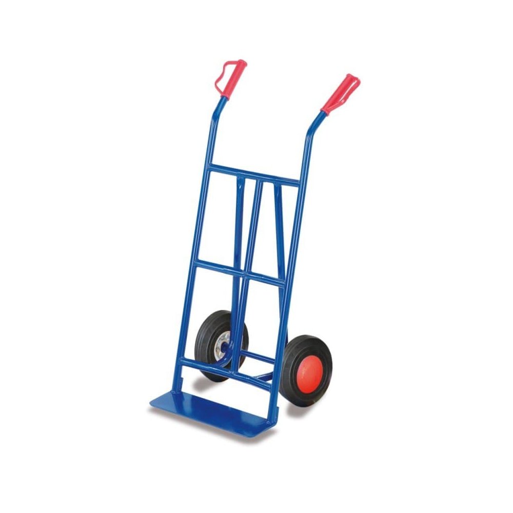 Carrinho de Tubo de Aço 250 kg com Pneus de Borracha Maciça 620 x 440 x 1100 mm