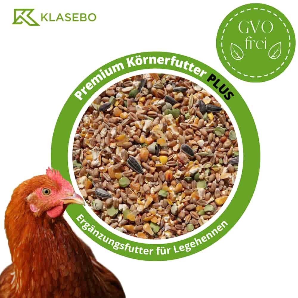 25 kg Premium Körnerfutter PLUS Ração para Aves para Galinhas, Gansos, Patos