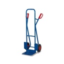 Carrinho Empilhador de Tubo de Aço 250 kg com Pá Dobrável Pneumáticos 570 x 545 x 1300 mm