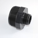 PVC - U Doppelnippel reduzido AG 2 1/2" x 1 1/4"