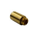 Threaded Fitting Brass Tap Extension 1/2" M x 1/2" F 50 mm