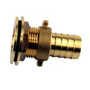 1 1/4" Tanque de passagem com conector de mangueira para mangueira de 25mm