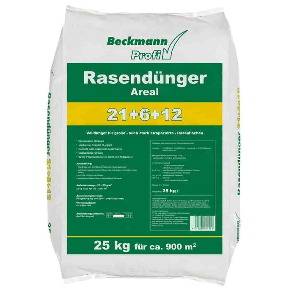 25kg Fertilizante para Gramado Areal Ação Imediata 21+6+12 para aprox. 900m²