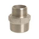 Conexão roscada de aço inoxidável Reduziernippel 3/4" AG x 1/2" AG