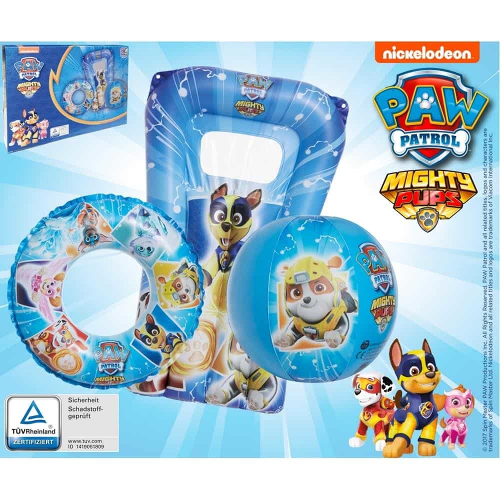 Paw Patrol Conjunto de Praia 3 peças