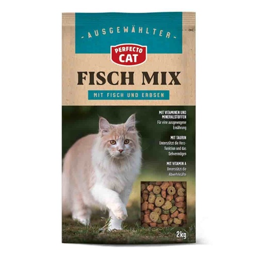 [BONI-42679-2] Ração para Gatos Perfecto Cat Classic Mix de Peixes 2kg