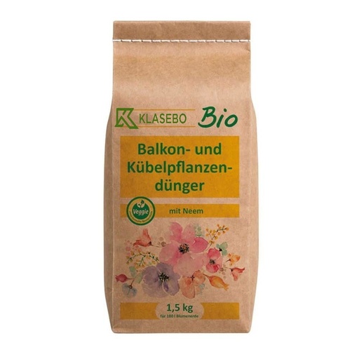 [BONI-10.355] Fertilizante Orgânico de Neem para Plantas de Varanda e Vaso 1,5 kg para aprox. 180 l de Terra