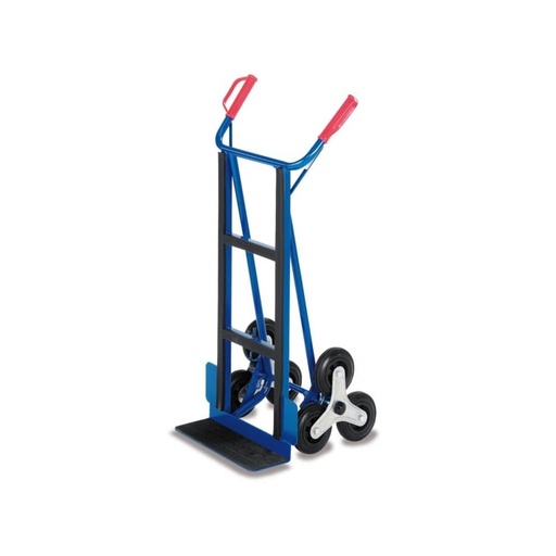 [BONI-sk-1157] Carro de Carga Tubo de Aço 250 kg com 2 Estrelas de Rodas Três Braços borracha termoplástica 640 x 525 x 1155 mm