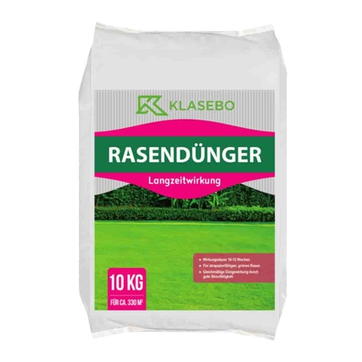 [BONI-14012] 10kg Fertilizante para Gramado de Longa Duração KLASEBO 20+5+8 NPK 330m²