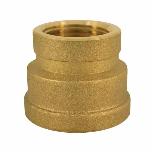 [BONI-34472K] Conector de Rosca Reduzido de Latão 3/4" IG x 1/2" IG