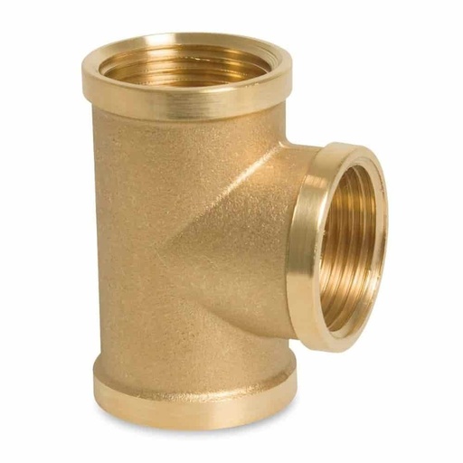 [BONI-34602K] Threaded Fitting Brass T-Piece 3/4" FF