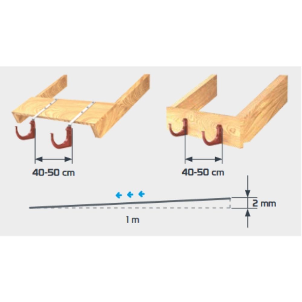 Gancho para Suporte de PVC (Metal) 120mm-6